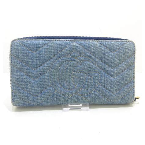 gucci denim wallet|More.